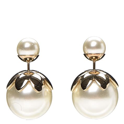 dior tribal earrings weight|Dior tribal earrings real pearl.